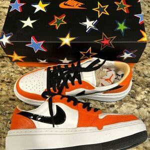 Air Jordan 1 Elevate, orange, black and white